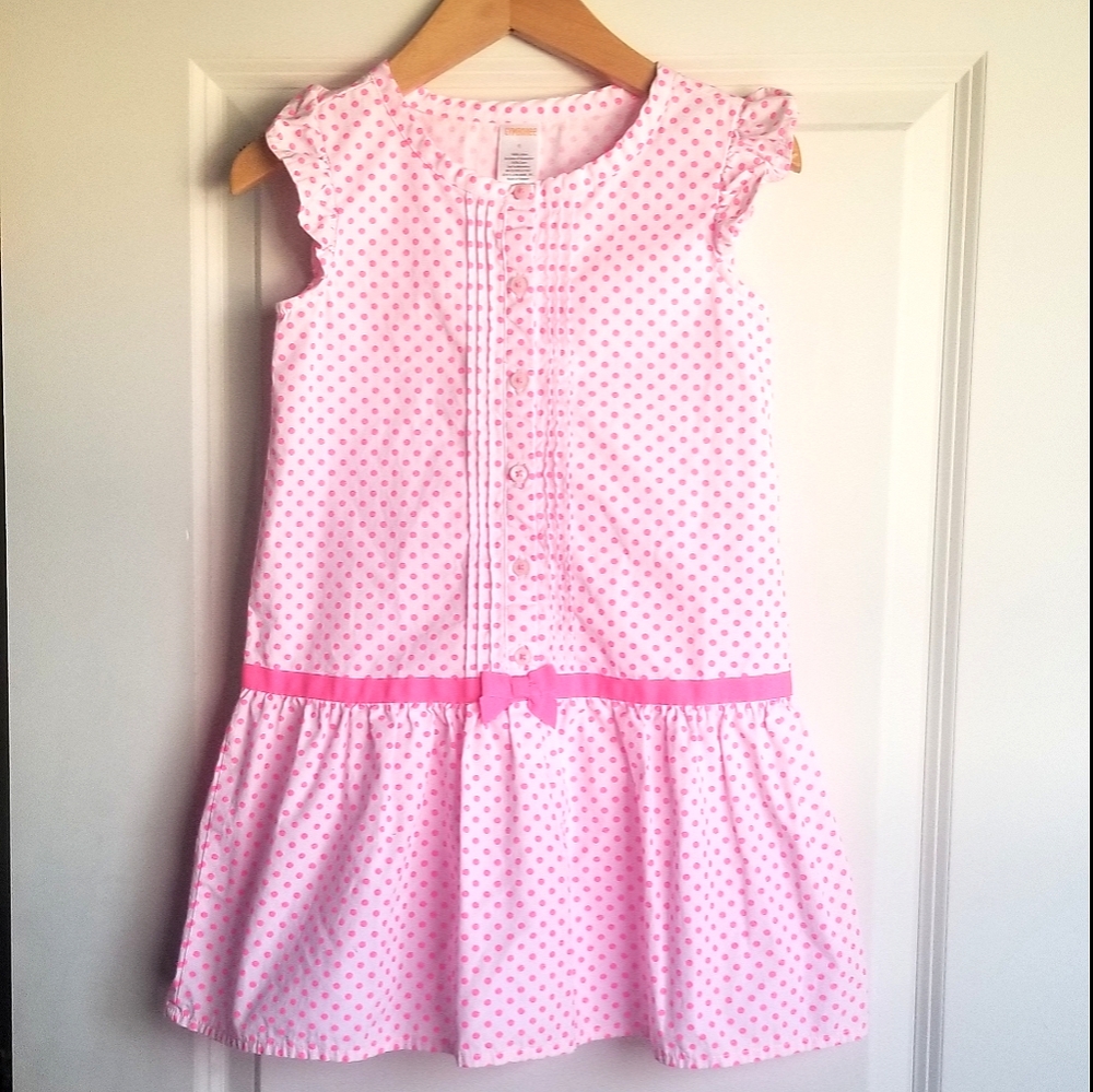 Gymboree Girls Dress Pink Dots